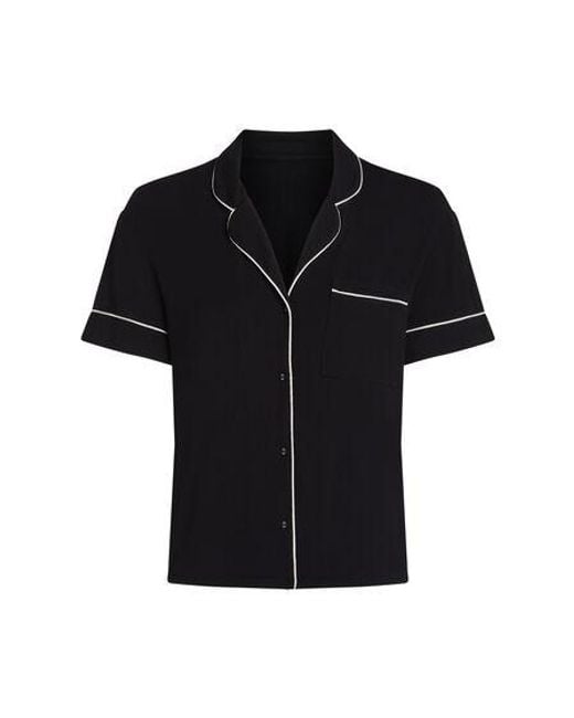 Hunkemöller Black Essential Jersey Short-Sleeved Jacket
