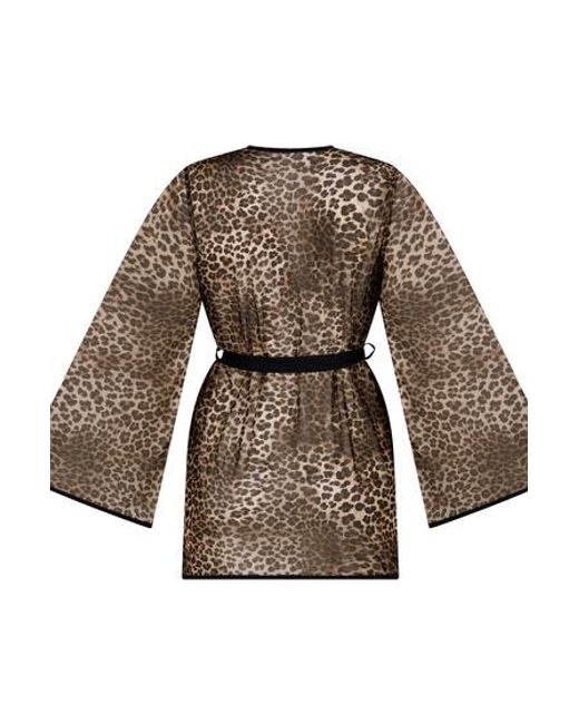 Hunkemöller Kimono Leopard in het Brown