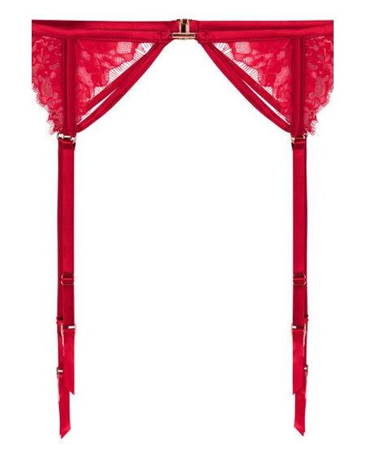Hunkemöller Red Noeki Suspenderbelt