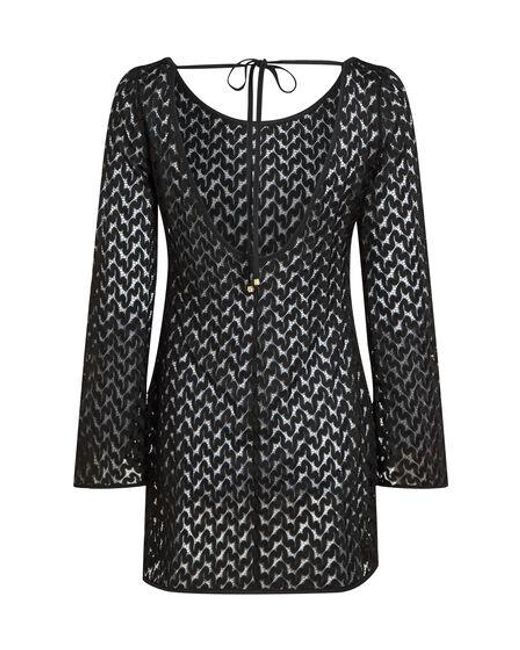 Hunkemöller Black Beach Crochet Dress