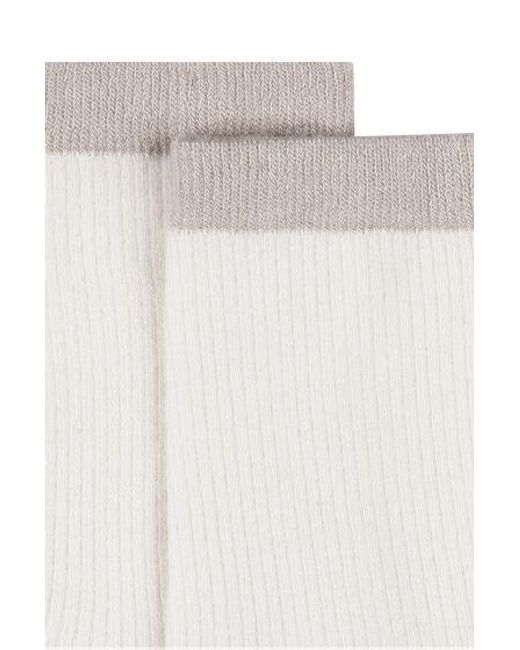 Hunkemöller Natural Modal Crew Socks