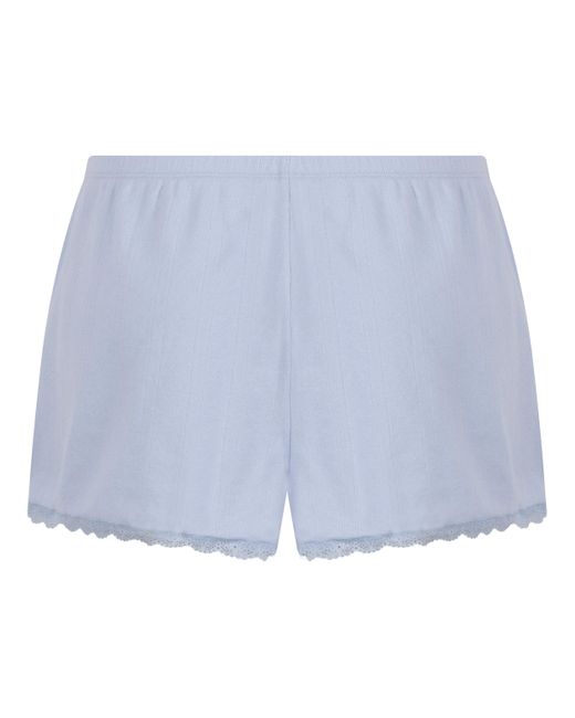 Hunkemöller White Pointelle-Shorts