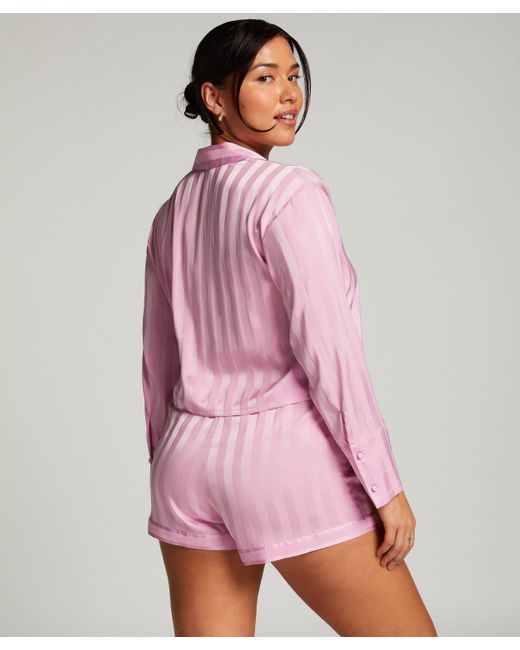 Pantalón de pijama Satin Hunkemöller de color Pink