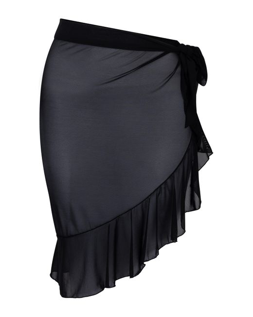 Pareo de malla Hunkemöller de color Black
