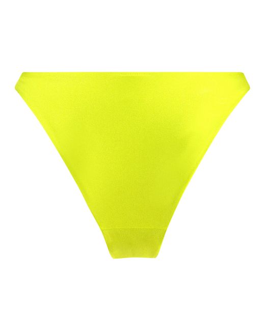Hunkemöller Hoog Uitgesneden Bikinibroekje Luxe in het Yellow