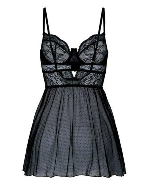 Hunkemöller Black Isabelle Babydoll