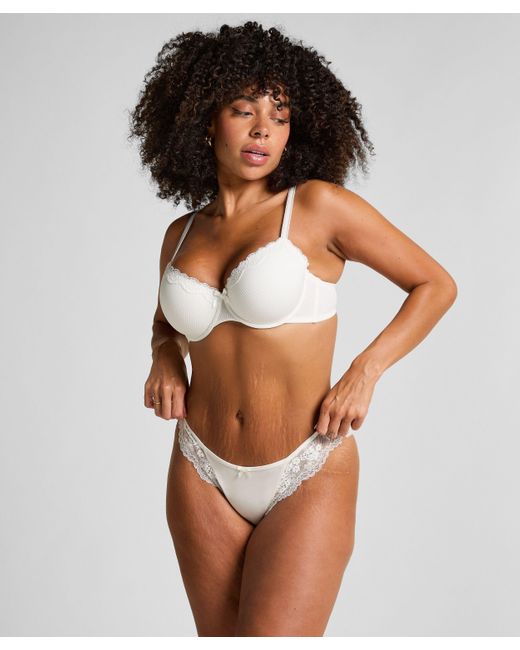 Hunkemöller Brown Caro Brazilian mit hohem Beinausschnitt