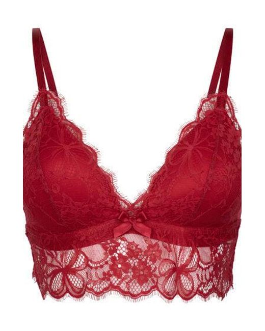 Hunkemöller Red Marianna Triangle Bralette