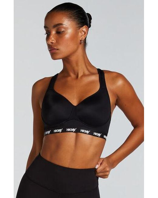 Hunkemöller Black Hkmx Sports Bra The All Star Level 2