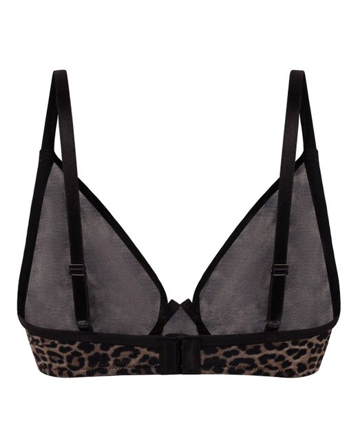 Hunkemöller Niet-voorgevormde Beugel Bh Luipaard Tara in het Black