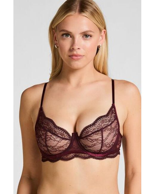 Hunkemöller Niet Voorgevormde Beugel Bh Isabelle in het Purple