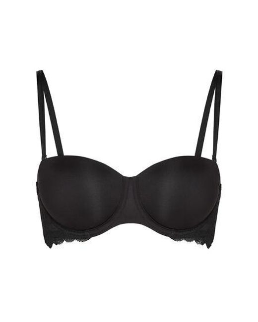 Hunkemöller Black Angie Padded Underwired Strapless Bra