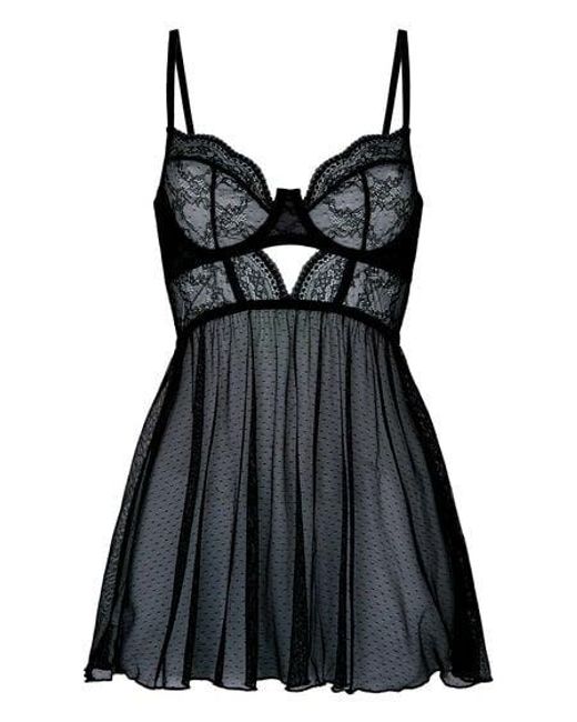 Hunkemöller Black Isabelle Babydoll