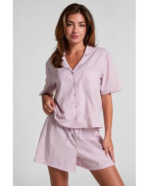 Hunkemöller Purple Dobby Short