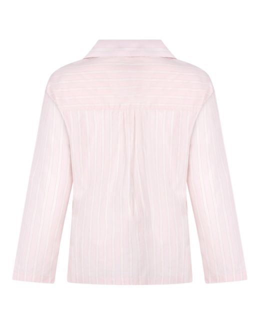 Top de pijama Algodón Poplin Hunkemöller de color Pink
