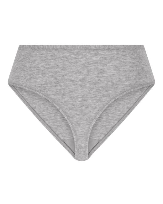 Hunkemöller Gray Cotton Thong