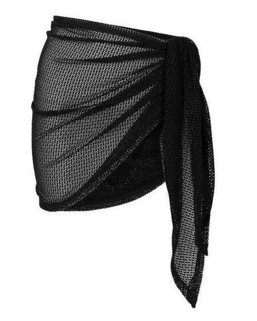 Hunkemöller Black Beach Knit Pareo