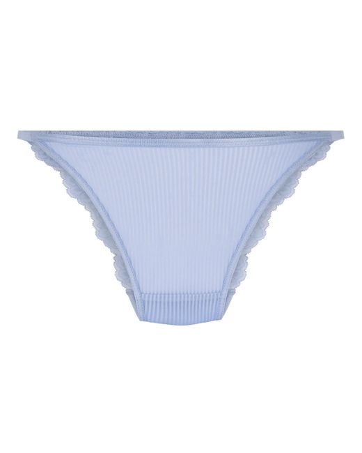 Slip brésilien jambes hautes kaiden Hunkemöller en coloris Blue