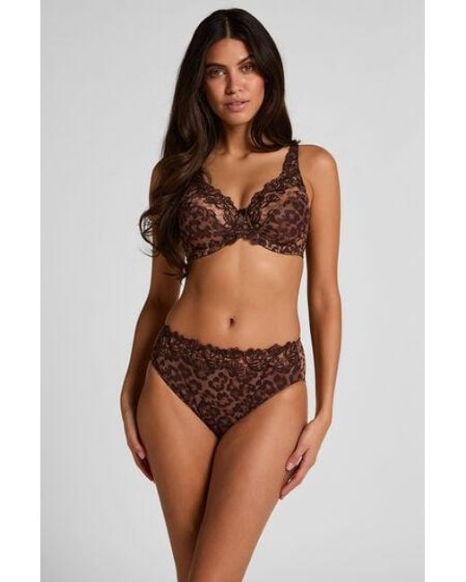 Hunkemöller Brown Diva Non-Padded Underwired Bra