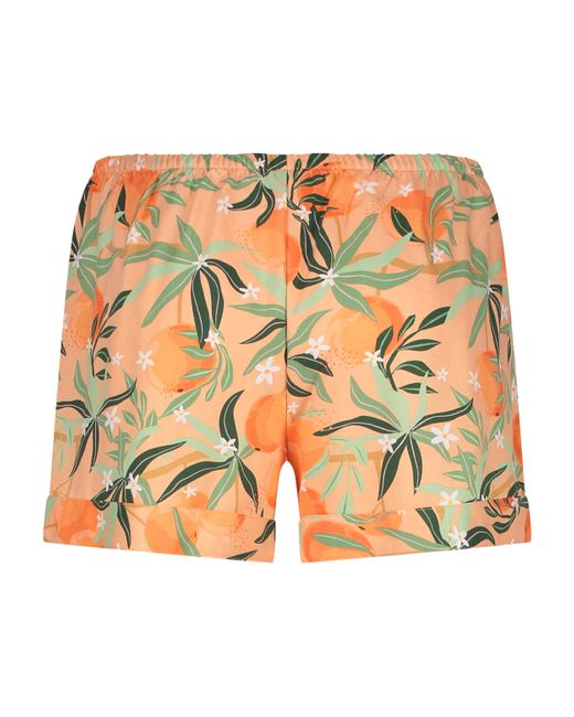 Hunkemöller Pyjama Shorts in het Orange