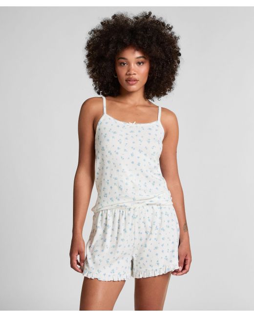 Hunkemöller Pointelle Short in het White