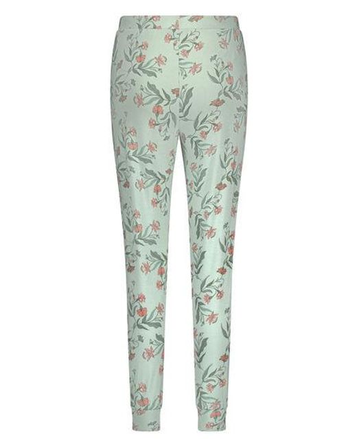 Hunkemöller Pyjamabroek Jersey in het Green