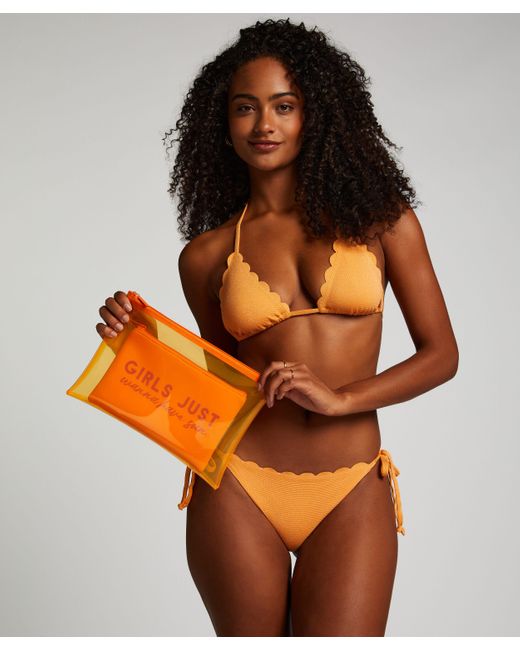 Bikini Clutch Hunkemöller de color Orange