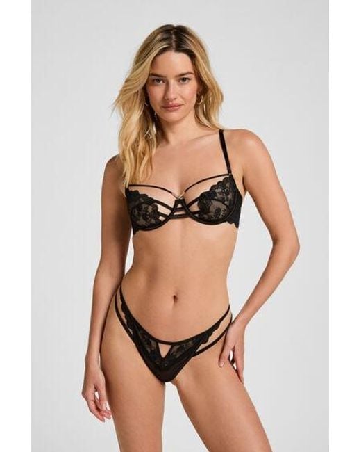Hunkemöller Black Open Bum Brazilian Zara
