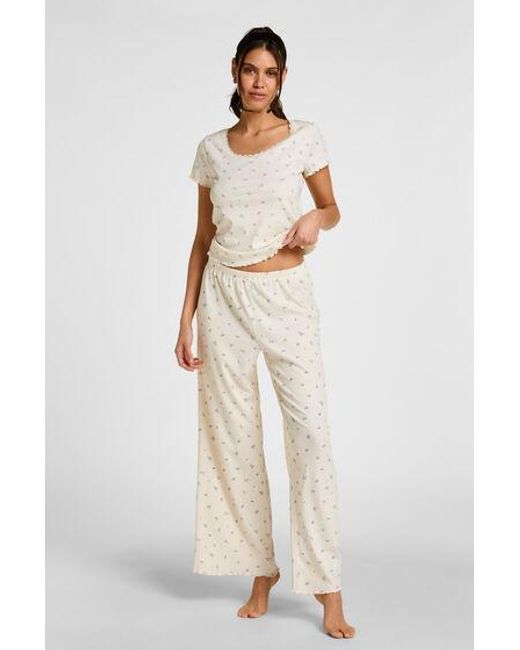 Hunkemöller Natural Daisy Pyjama Pant