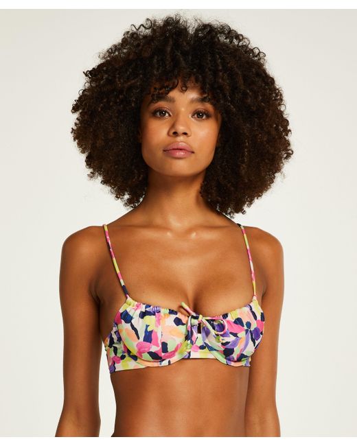 Hunkemöller Nonpadded Bikini Top Hawaii in White Lyst UK