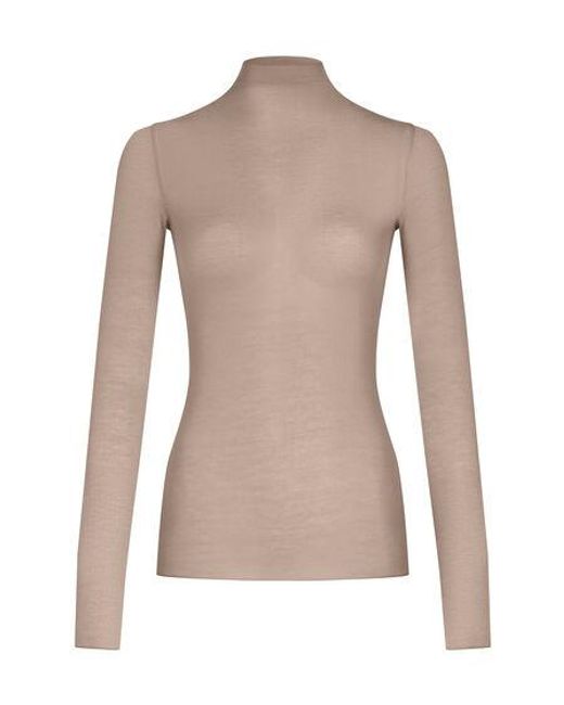 Hunkemöller Natural Super Soft Turtleneck Shirt With Cashmere