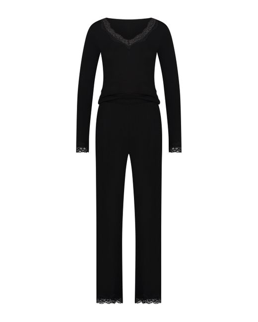 Conjunto de pijama Hunkemöller de color Black