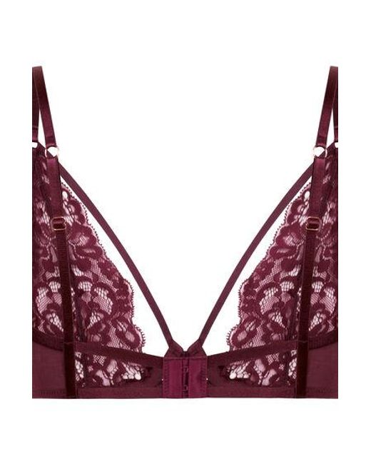Hunkemöller Niet-voorgevormde Beugel Bh Cinnamon in het Purple