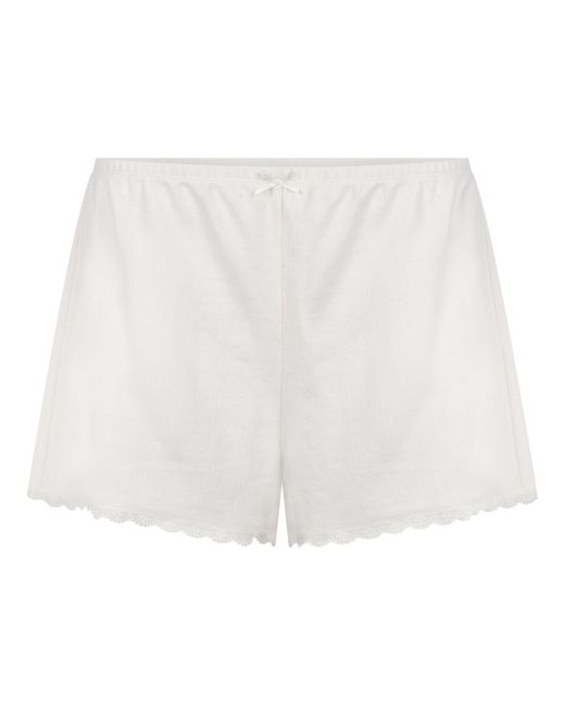 Short en pointelle Hunkemöller de color White