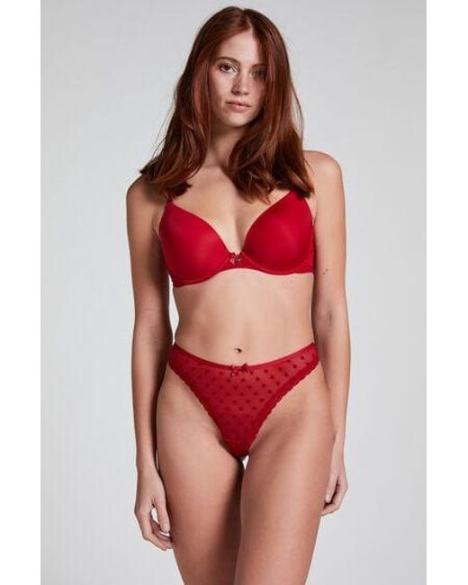 Hunkemöller Red Phoebe Thong