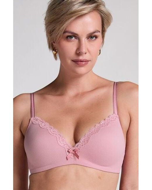 Hunkemöller Pink Lola Padded Non-Wired Bra