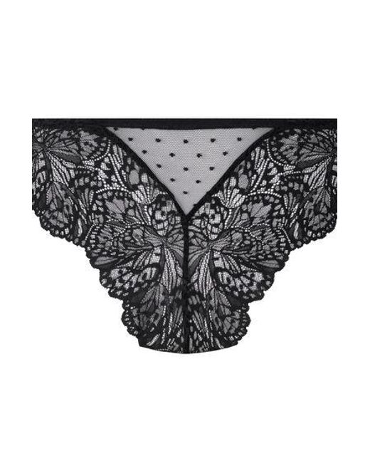Hunkemöller Black Posie Brazilian