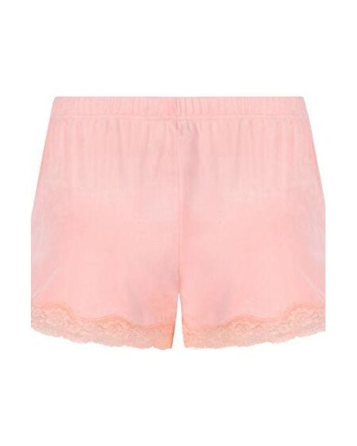 Hunkemöller Pink Short Velours Lace