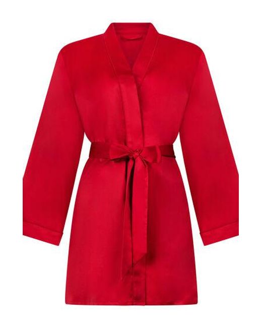 Hunkemöller Red Satin Kimono