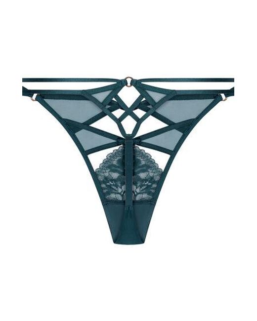 Hunkemöller Blue Amel Highleg Thong