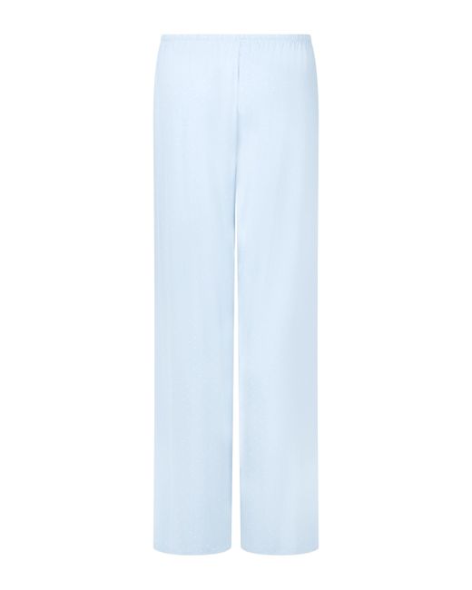 Hunkemöller Jersey Pyjama Broek in het Blue
