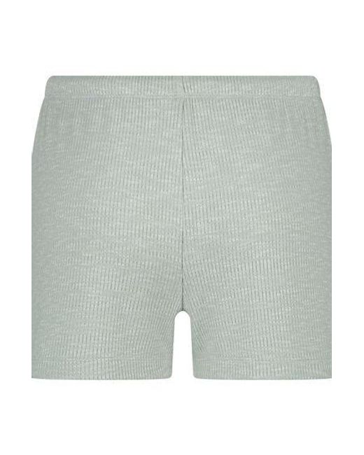Hunkemöller White Rib Shorts