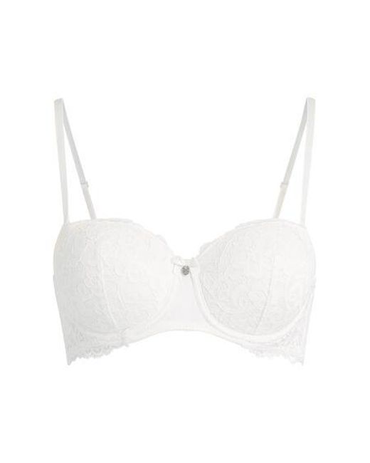 Hunkemöller White Marine Padded Underwired Strapless Bra