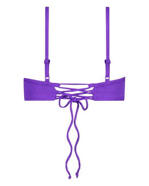 Hunkemöller Purple Eclipse Bikini Crop Top