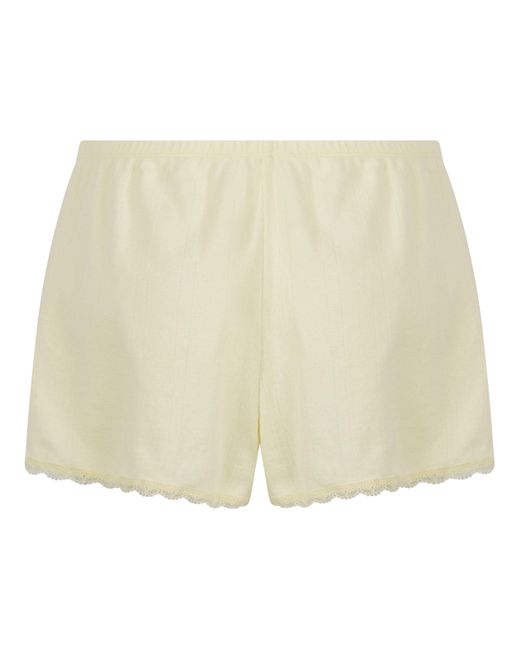 Short en pointelle Hunkemöller de color Natural