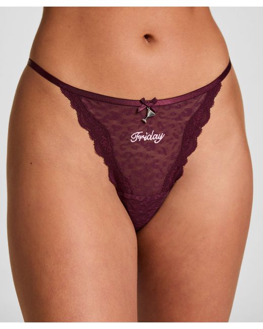 Hunkemöller Orange String Weekend