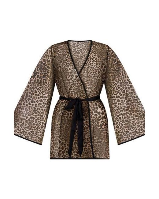 Hunkemöller Kimono Leopard in het Brown