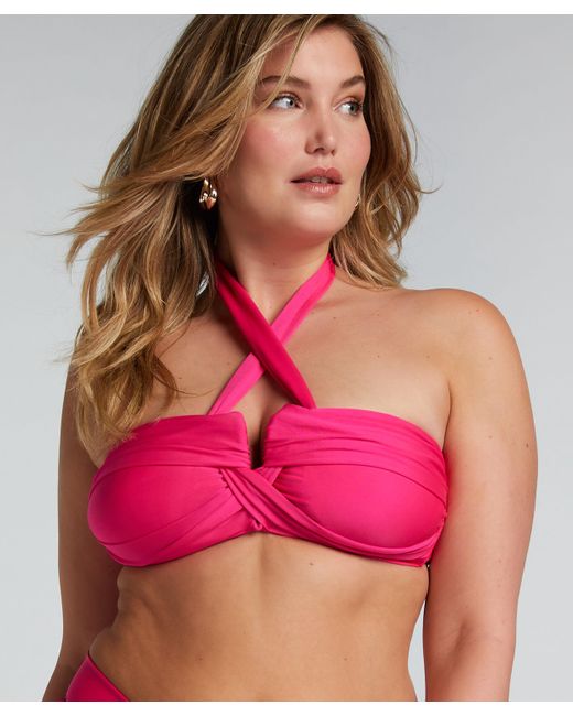 Hunkemöller Pink Naples Bikini Crop Top
