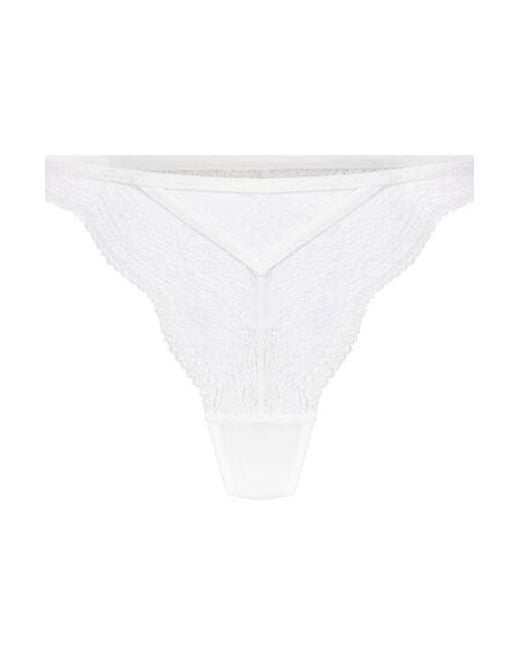 Hunkemöller White Isabelle Thong