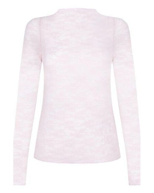 Hunkemöller Pink Top Allover Lace